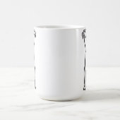 Mug Bande dessinée de chien de kangourou (Centre)