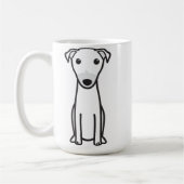 Mug Bande dessinée de chien de kangourou (Gauche)