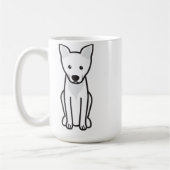 Mug Bande dessinée de chien de la Caroline (Gauche)