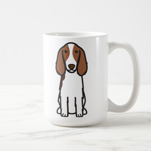 Mug Bande dessinée de chien de springer spaniel de (Droite)