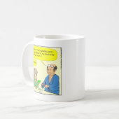 Mug bande dessinée de crème de hémorroïde de 408 (Devant gauche)