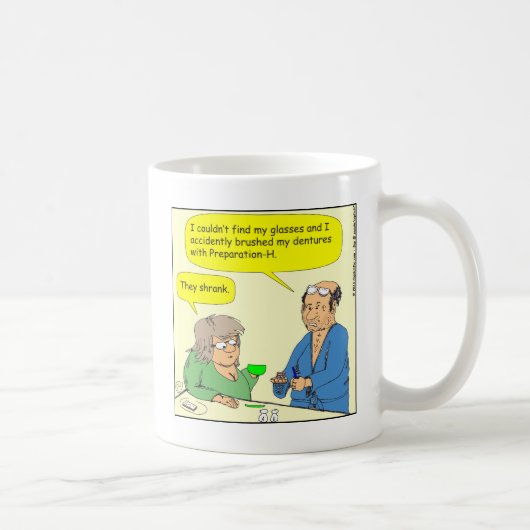 Mug bande dessinée de crème de hémorroïde de 408 (Droite)