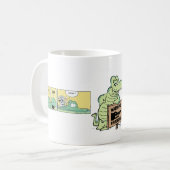 Mug Bande dessinée de crocodile de marais (Devant gauche)