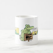 Mug Bande dessinée de crocodile de marais (Centre)