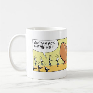 Mug Bande dessinée de fourmi du football de marais
