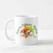 Mug Bande dessinée de perroquet du Mexique (Gauche)