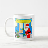 Mug bande dessinée de siège de propulseur de l'elfe (Gauche)