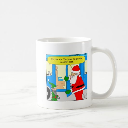 Mug bande dessinée de siège de propulseur de l'elfe (Droite)