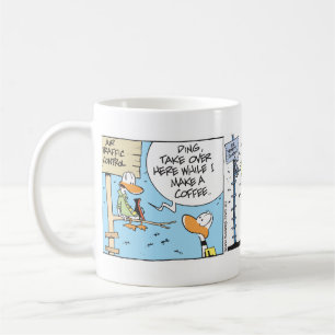 Mug Bande dessinée d'humour de café d'aviation