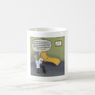 Mug Bande dessinée drôle d'araignée avec arachnophobie