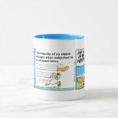 Mug Bande dessinée drôle de contrôleur de la (Centre)