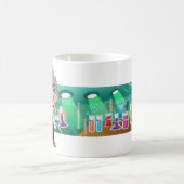 Mug Bande dessinée folle de laboratoire de (Centre)