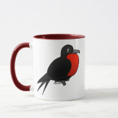 Mug Bande dessinée Frigatebird magnifique (Gauche)