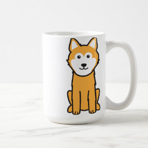 Mug Bande dessinée islandaise de chien de chien de