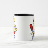 Mug Bande dessinée jaune de l'étudiant 1 de Labrador (Centre)