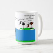 Mug Bande dessinée mignonne de cheval de croisement de (Devant droit)