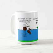 Mug Bande dessinée mignonne de cheval de croisement de (Devant gauche)