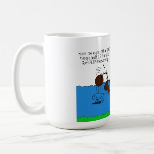 Mug Bande dessinée mignonne de cheval de croisement de (Gauche)