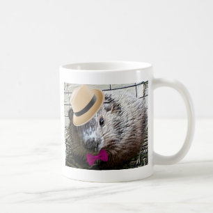 Mug Bande dessinée mignonne de marmotte d'Amérique !