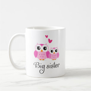 Mug Bande dessinée mignonne de petite soeur de grande