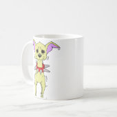 Mug Bande dessinée nerveuse de chiwawa (Devant gauche)