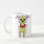 Mug Bande dessinée nerveuse de chiwawa (Gauche)