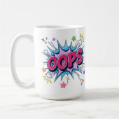Mug Bande dessinée OOPS (Gauche)