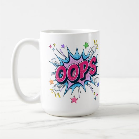 Mug Bande dessinée OOPS (Gauche)