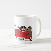 Mug Bande dessinée personnalisée par amant de voiture (Devant droit)