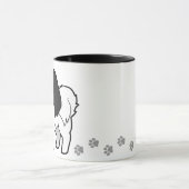 Mug Bande dessinée Phalene/Japonais Chin (Centre)