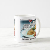 Mug Bande dessinée philosophique sur les glucides comp (Devant droit)