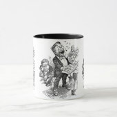 Mug Bande dessinée politique de Theodore Roosevelt (Centre)