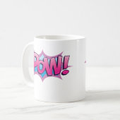 Mug Bande dessinée Pow ! (Devant gauche)