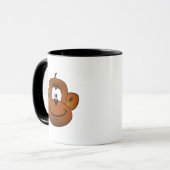Mug Bande dessinée principale de singe (Devant gauche)