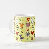 Mug Bande dessinée sans couture mignonne de motif de (Devant gauche)