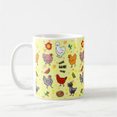 Mug Bande dessinée sans couture mignonne de motif de (Gauche)