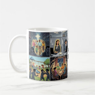 Mug Bande dessinée « Soyez dans le monde, mais pas du 