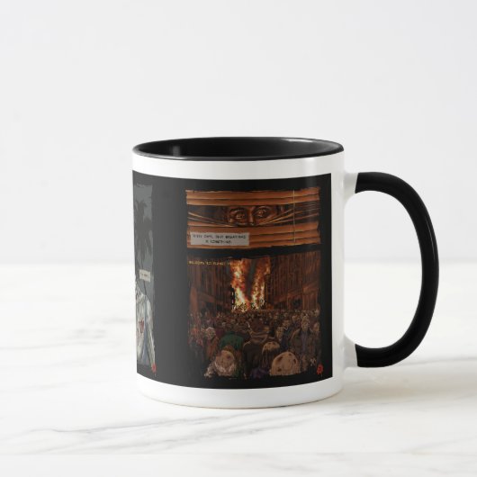 Mug Bande dessinée zombie (Droite)