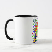 Mug Bande dessinée ZONK de vecteur (Gauche)