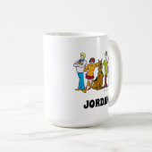 Mug Bande entière 14 Mystery Inc | Ajouter Votre Nom (Devant droit)