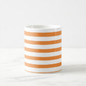 Mug Bande horizontale orange et blanche (Centre)