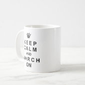 Mug Bande Marche Gardez Le Calme Et Marchez Le (Devant gauche)