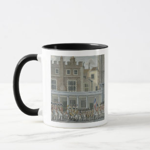 Mug Bande militaire au palais de St James, tard 18ème