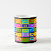 Mug Bande mixte psychédélique - Fond noir (Centre)