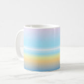 Mug Bande multicolore dégradé pastel (Devant gauche)