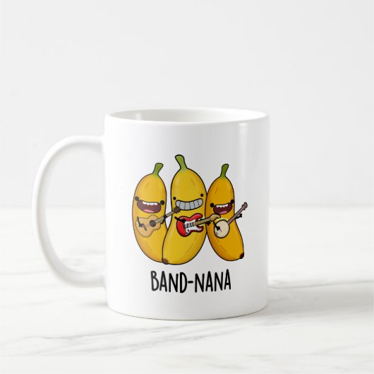 Mug Bande-nana Funny Fruit Banana Pun (Gauche)