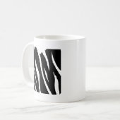 Mug Bande noire et blanche (Devant gauche)
