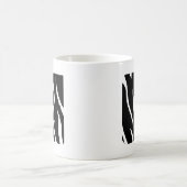Mug Bande noire et blanche (Centre)