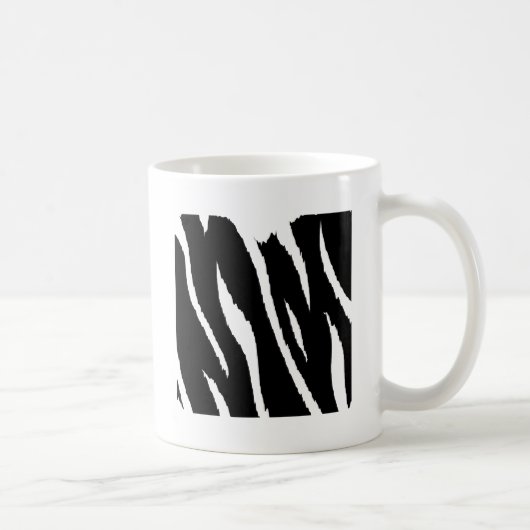 Mug Bande noire et blanche (Droite)