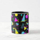 MUG BANDE RÉTRO FORMES COLORÉES (Centre)